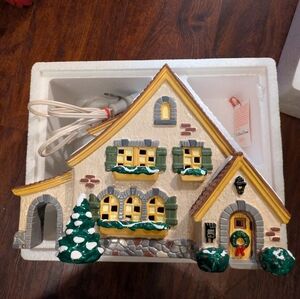 depaerment 56 Carmel Cottage Charming Holiday Village House with Lights